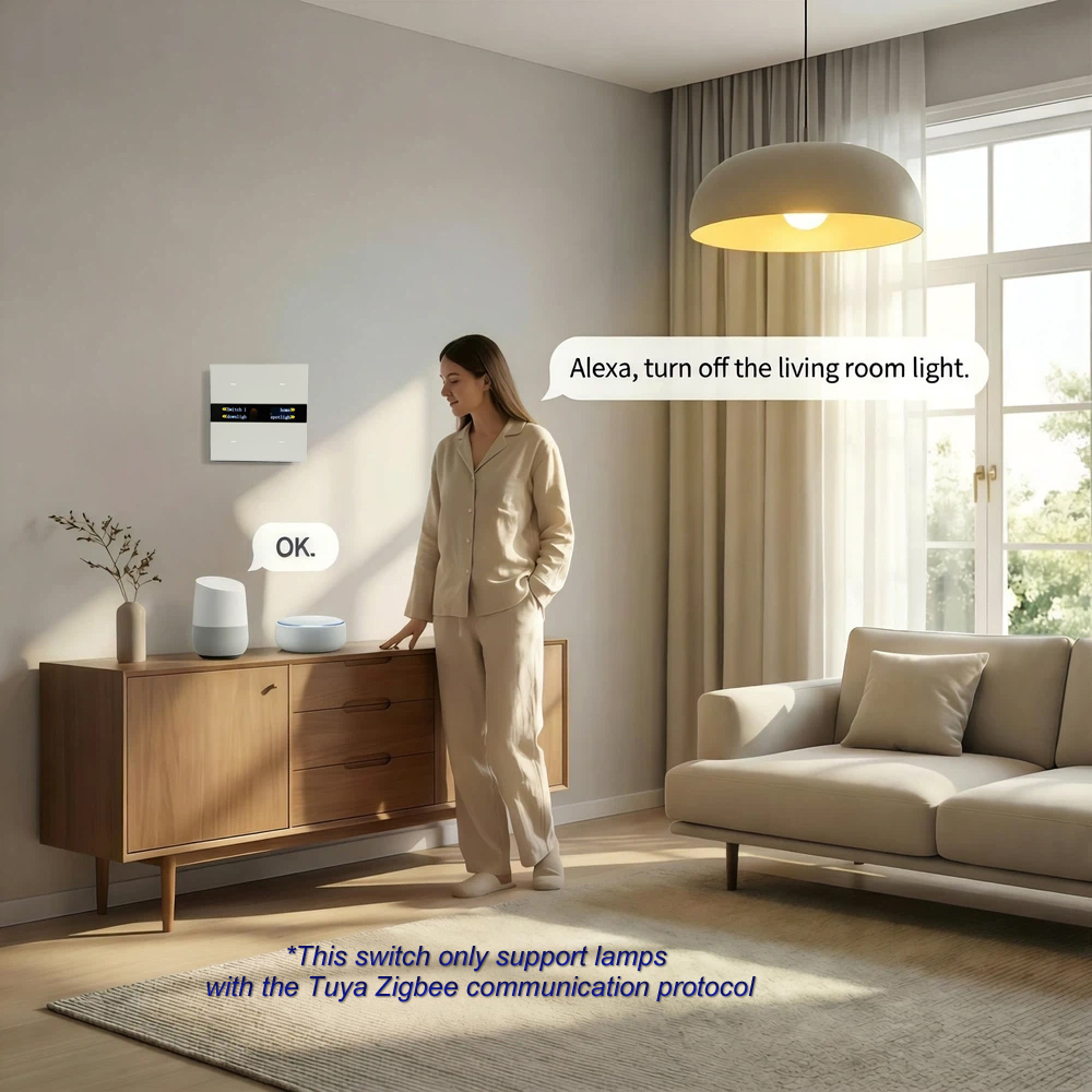 M8 Pro 지그비 스마트 스위치 패널 4구 투야 지능 - Smart Home Panel 리뷰 및 가격
