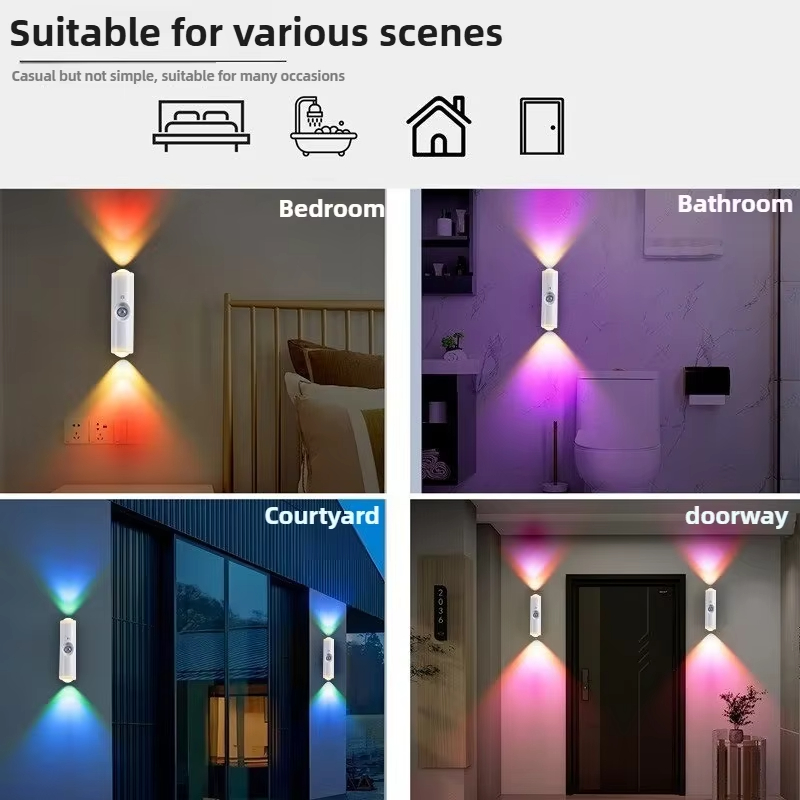 스마트 RGB 그라디언트 야간 조명 자기 모션 센서 침 - Smart Home Decor 리뷰 및 가격