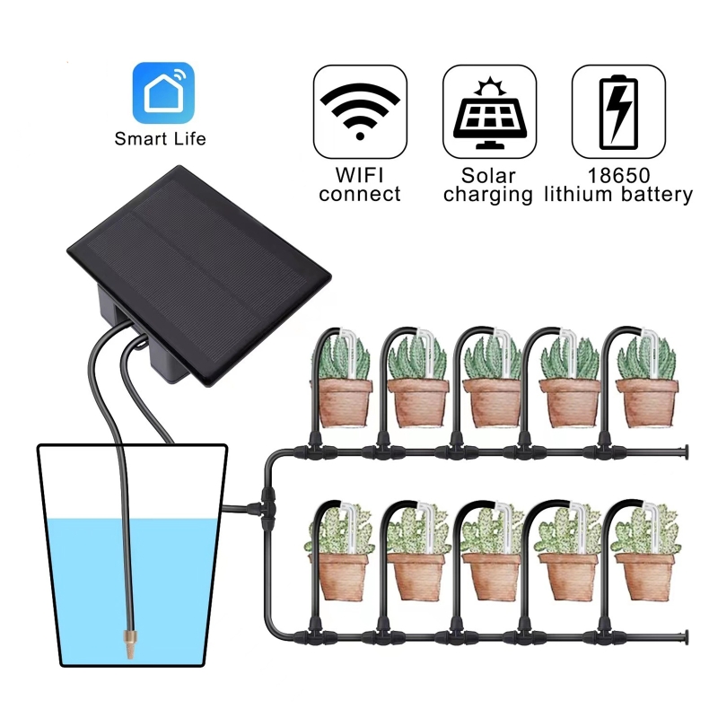 WIFI 태양 자동 급수 기계 키트 모바일 App 원격 - Smart Home Kits 리뷰 및 가격