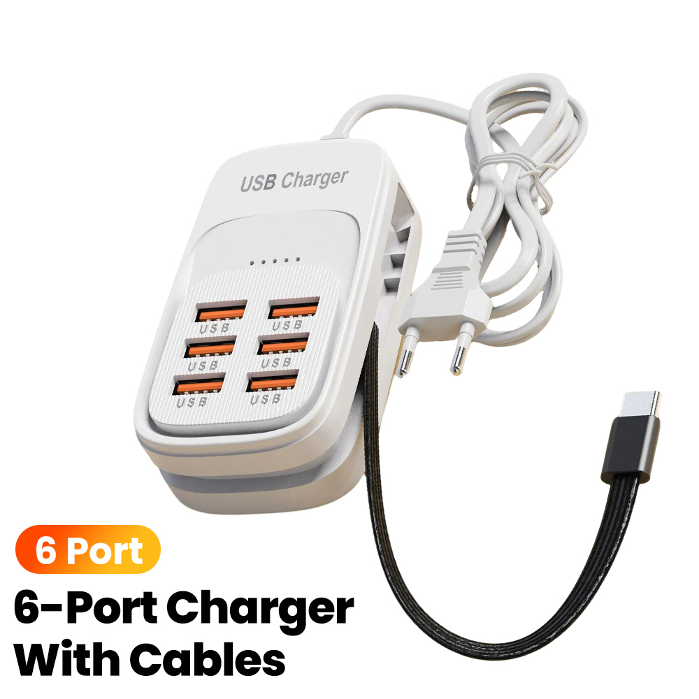 6포트 USB 고속 충전기 파워 스트립 데스크탑 스테이 - Smart Power Strip 리뷰 및 가격