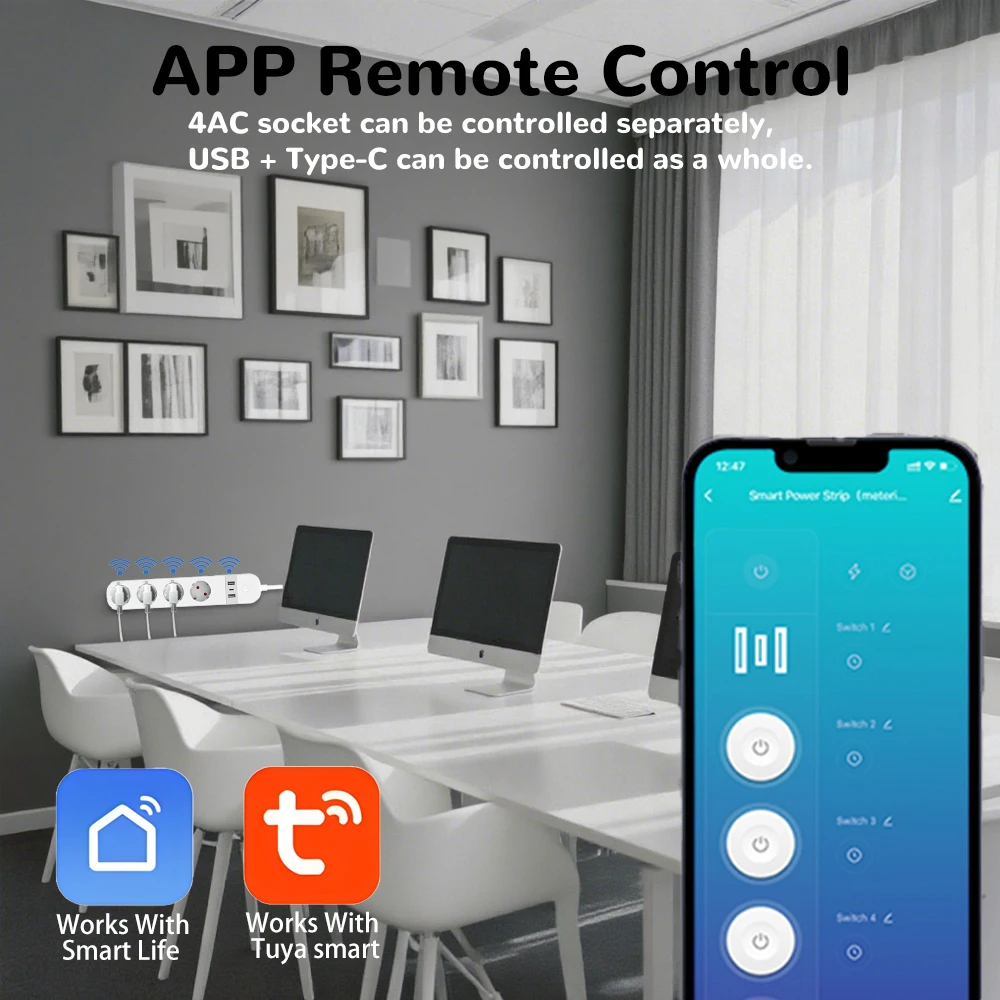 BORUIDAPLS EU 플러그 WiFi 스마트 멀티탭 - Smart Home Energy Monitor 리뷰 및 가격