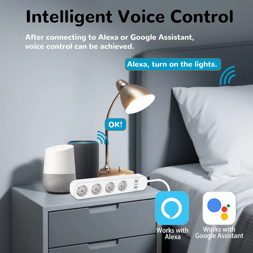 BORUIDAPLS EU 플러그 WiFi 스마트 멀티탭 - Smart Home Energy Monitor 리뷰 및 가격