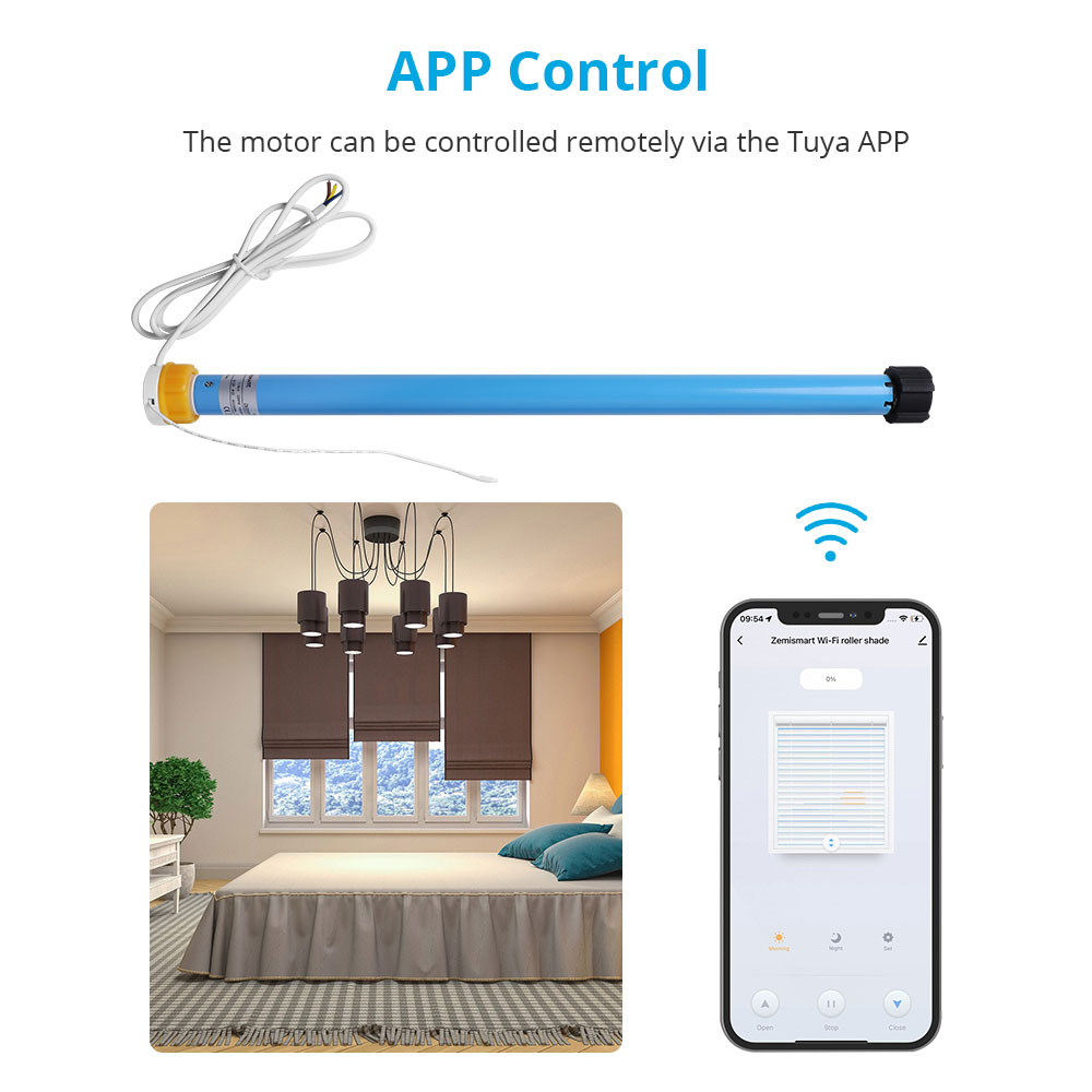 Zemismart WiFi 전동 롤러 블라인드 모터 자 - Smart Home Apple 리뷰 및 가격