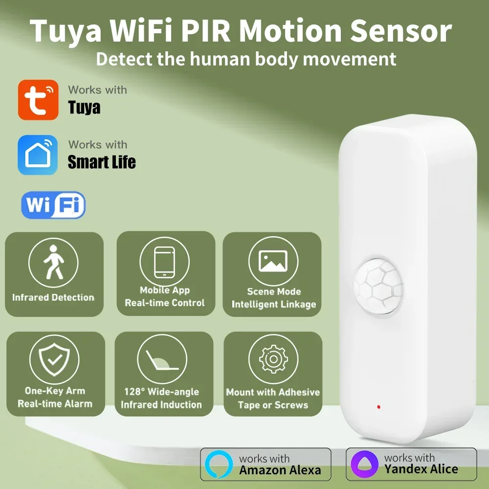 투야 와이파이 모션 센서 PIR 스마트 인체 홈 도난  - Smart Home Networking 리뷰 및 가격