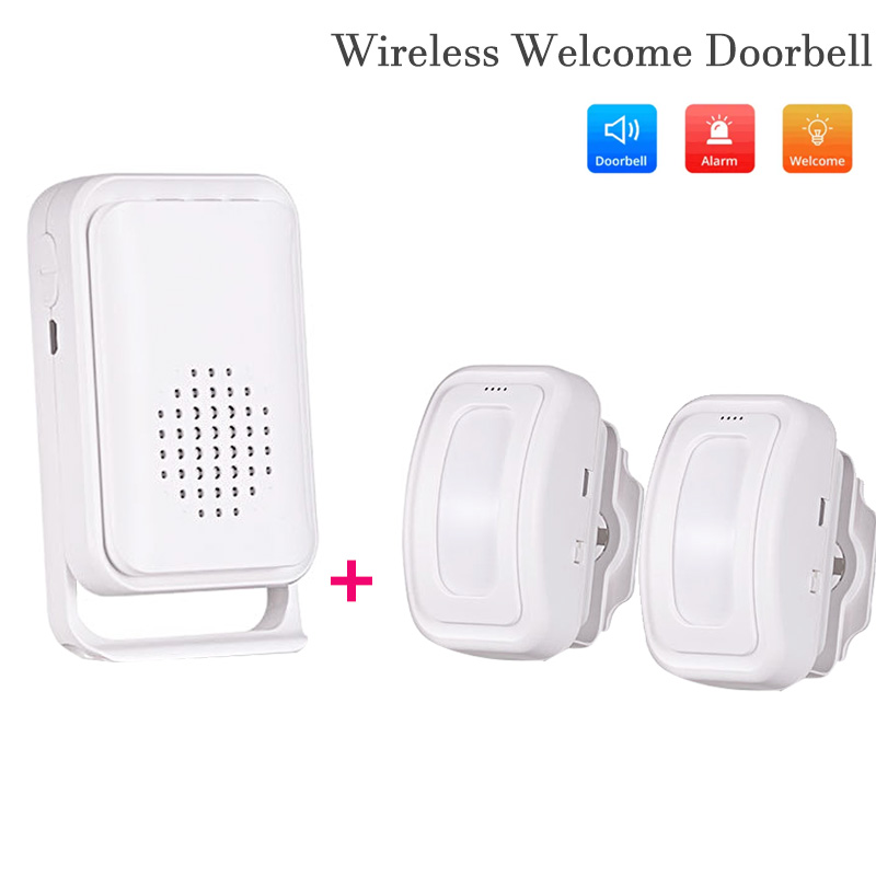 무선 웰컴 초인종, 가정 상점 호텔 PIR 모션 센서, - Smart Home Security System 리뷰 및 가격
