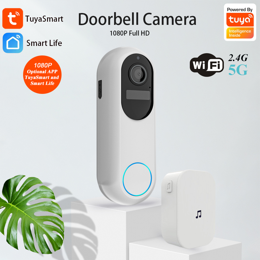 Tuya 스마트 비디오 초인종 방수 야간 투시경 홈 보 - Smart Home Video Doorbell Enhanced Security With Smart Doorbell 리뷰 및 가격