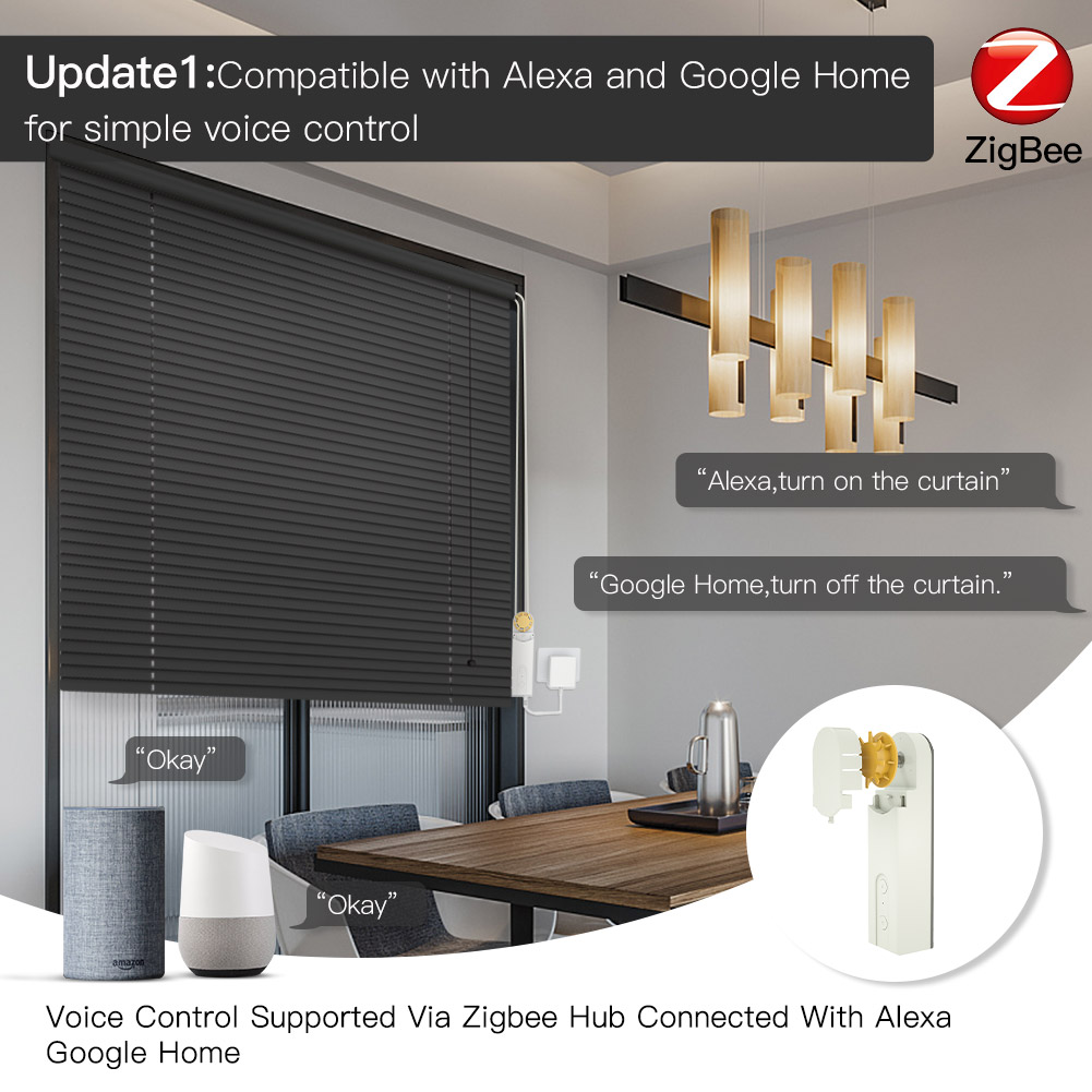MOES 새로운 ZigBee 스마트 DIY 전동 롤러  - Smart Home Hub Ikea 리뷰 및 가격