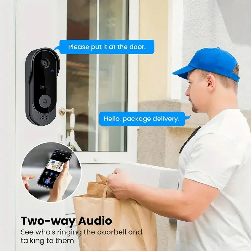 Tuya WiFi 홈 스마트 비디오 초인종 야외 양방향 - Smart Home Video Doorbell Enhanced Security With Smart Doorbell 리뷰 및 가격
